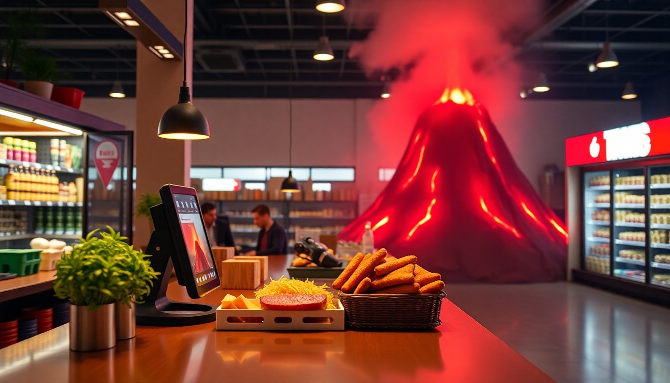 foodservice business news volcano checkout console fdabletv