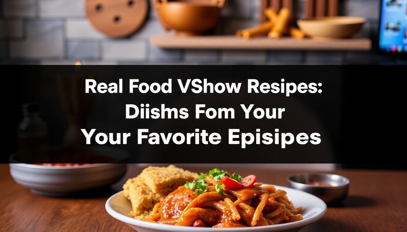 real food tv show recipes